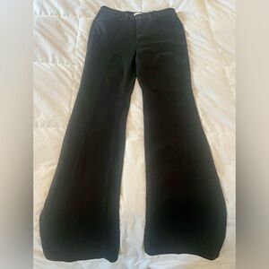 Good American Black Slim Bootcut Pants